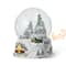 Glitzhome® 8" Lighted Musical Snowflakes Village Waterglobe